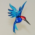 Kolibri zum hängen, groß, blau